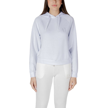 Sudadera Con Capucha De Viscosa Blanca Armani Exchange