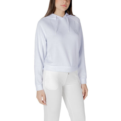 Sudadera Con Capucha De Viscosa Blanca Armani Exchange