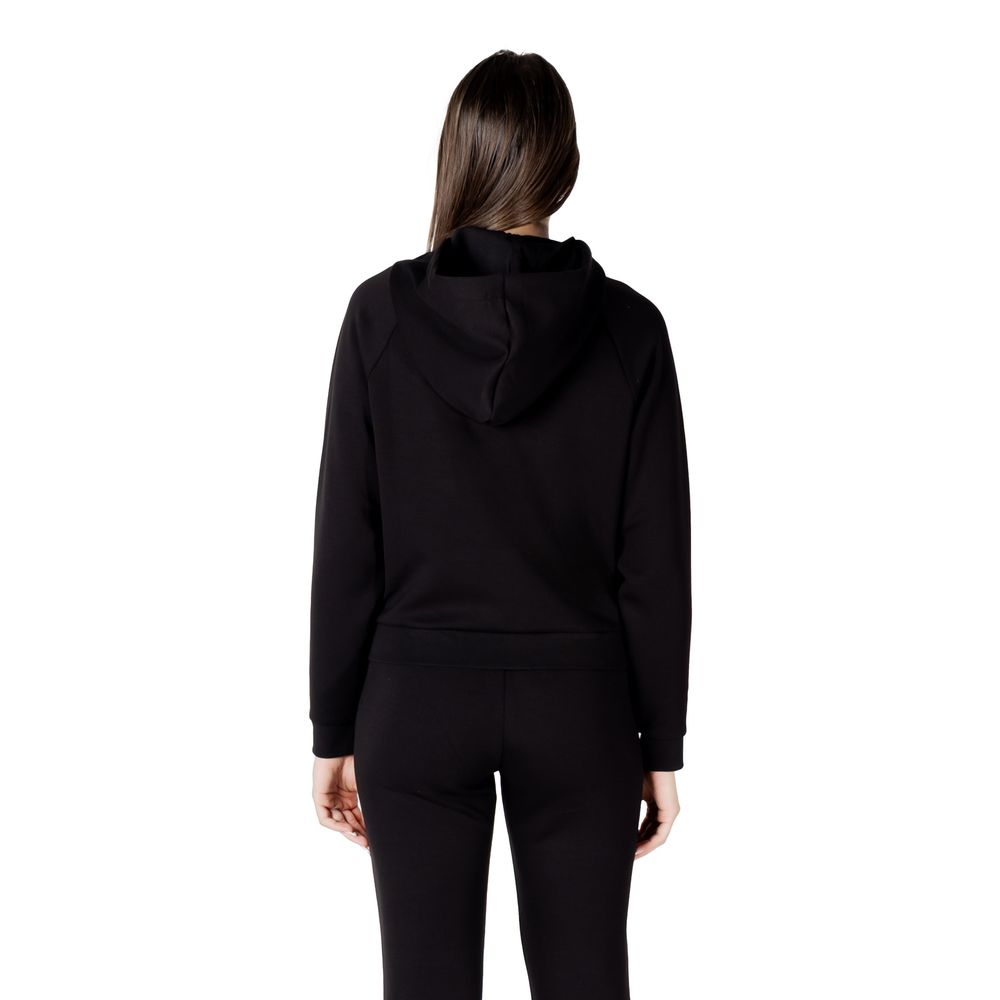 Sudadera Armani Exchange Negra Con Capucha De Viscosa