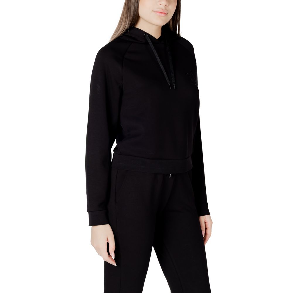 Sudadera Armani Exchange Negra Con Capucha De Viscosa