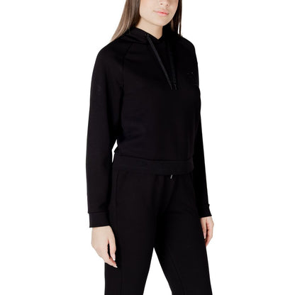 Sudadera Armani Exchange Negra Con Capucha De Viscosa