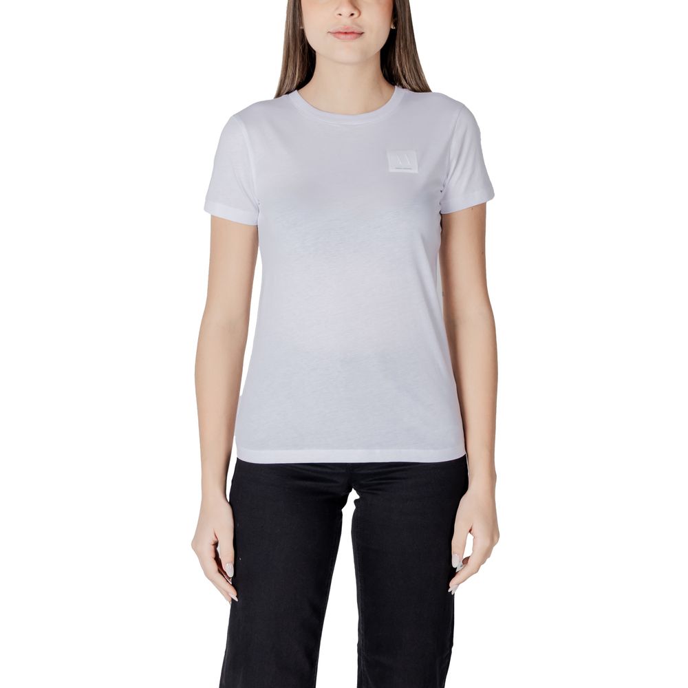 Armani Exchange Camiseta De Algodón Puro Blanca Xw000831
