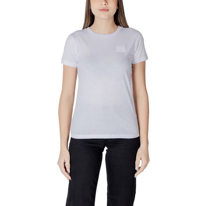 Armani Exchange Camiseta De Algodón Puro Blanca Xw000831