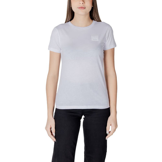 Armani Exchange Camiseta De Algodón Puro Blanca Xw000831