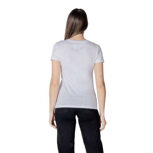 Armani Exchange Camiseta De Algodón Puro Blanca Xw000831