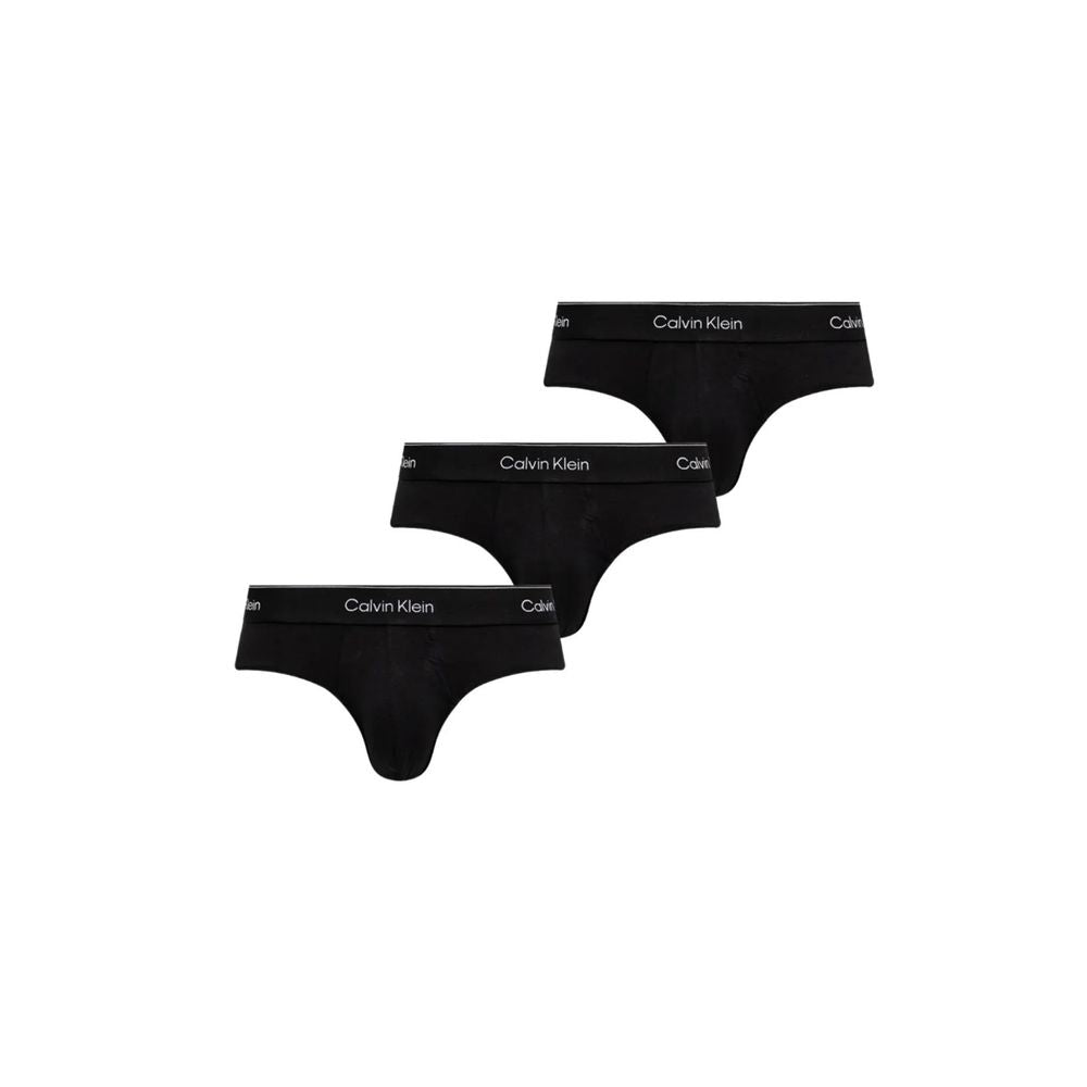 Slip Calvin Klein De Algodon Negro Modelo Hip Brief