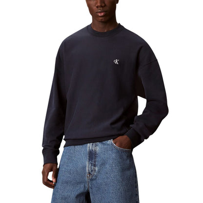 Sudadera de Algodón Azul Calvin Klein Jeans
