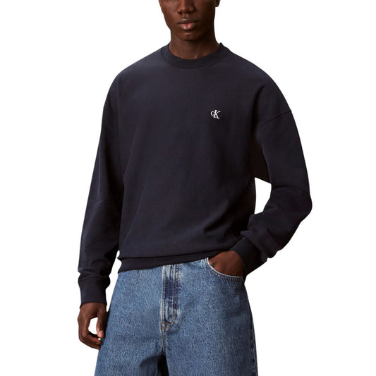 Sudadera de Algodón Azul Calvin Klein Jeans