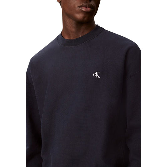 Sudadera de Algodón Azul Calvin Klein Jeans