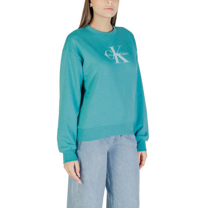 Sudadera de Algodón Azul Calvin Klein Jeans