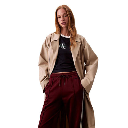 Calvin Klein Jeans Bordeaux Cotton Joggers (Pantalones de chándal)