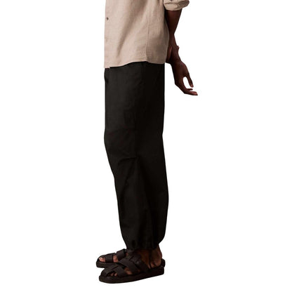 Pantalones deportivos Calvin Klein Jeans negros de algodón