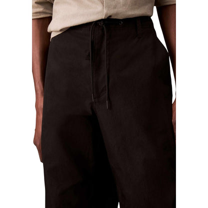Pantalones deportivos Calvin Klein Jeans negros de algodón