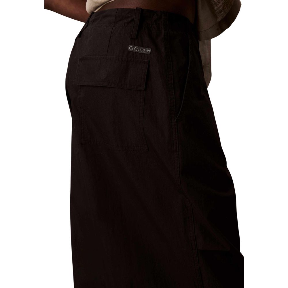 Pantalones deportivos Calvin Klein Jeans negros de algodón