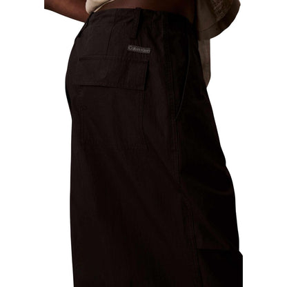 Pantalones deportivos Calvin Klein Jeans negros de algodón