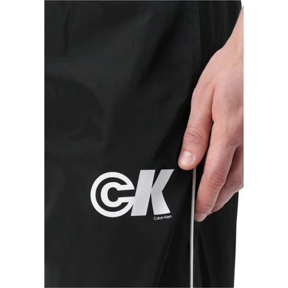 Calvin Klein Jeans Joggers de poliéster negros (Pantalones de entrenamiento)