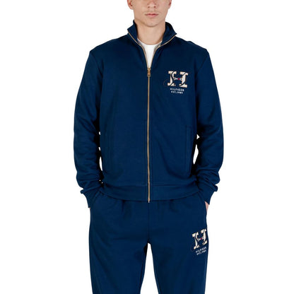 Sweat-shirt Tommy Hilfiger en coton régénéré bleu à impact réduit