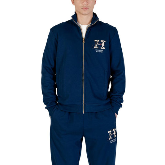 Tommy Hilfiger Reduced-Impact Blue Regenerative Cotton Sweatshirt