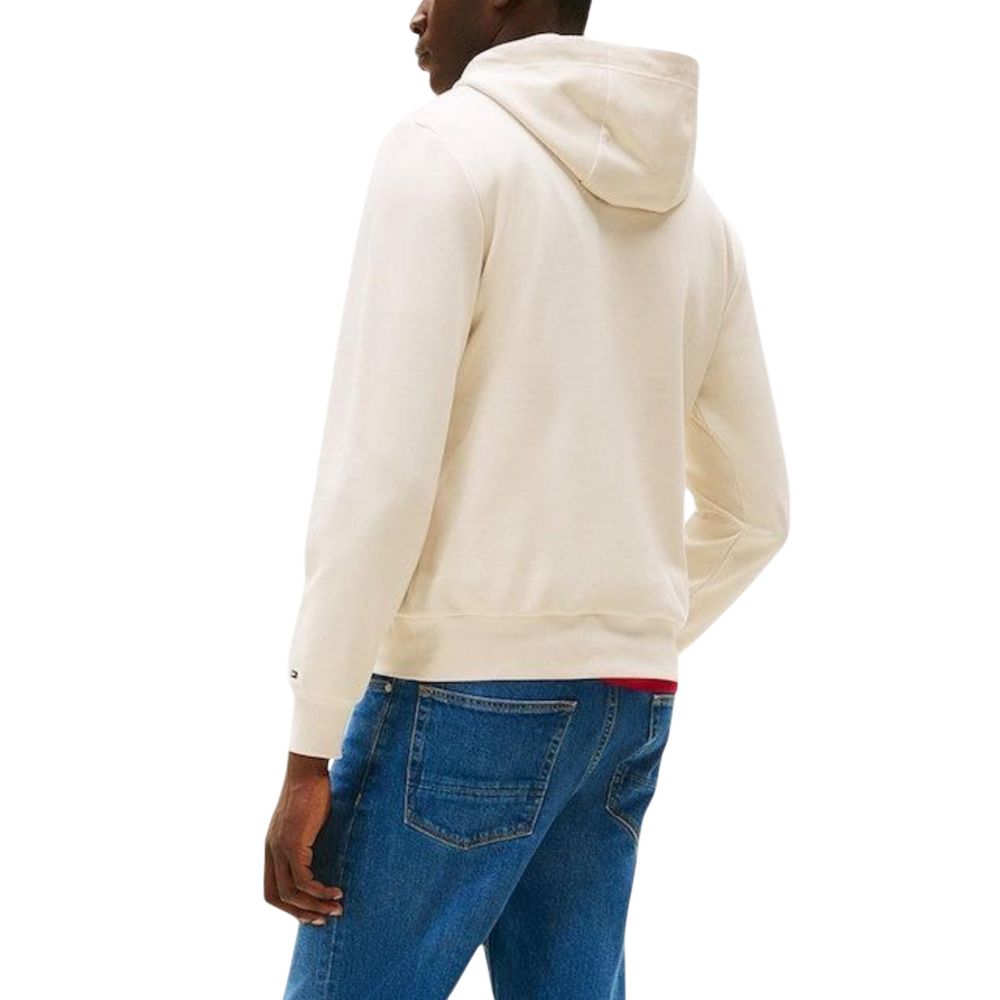 Sweatshirt Tommy Hilfiger Icon en Coton Biologique Beige