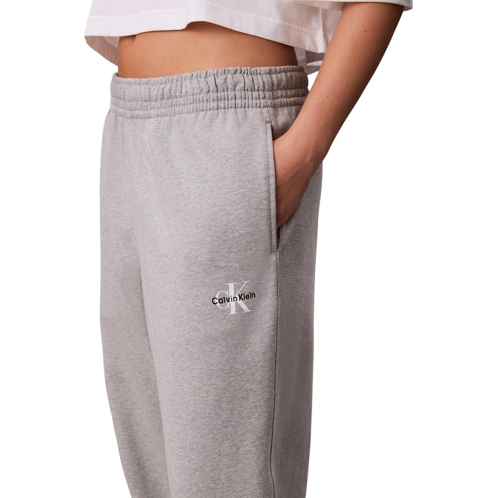 Calvin Klein Jeans Pantalon Jogging Sport En Coton Gris