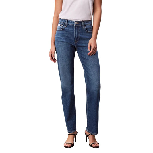 Calvin Klein Jeans Jeans Mom de Algodón Azul