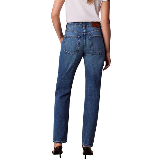 Calvin Klein Jeans Jeans Mom de Algodón Azul