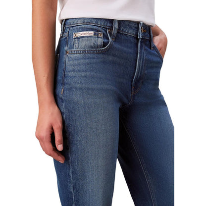 Calvin Klein Jeans Jeans Mom de Algodón Azul