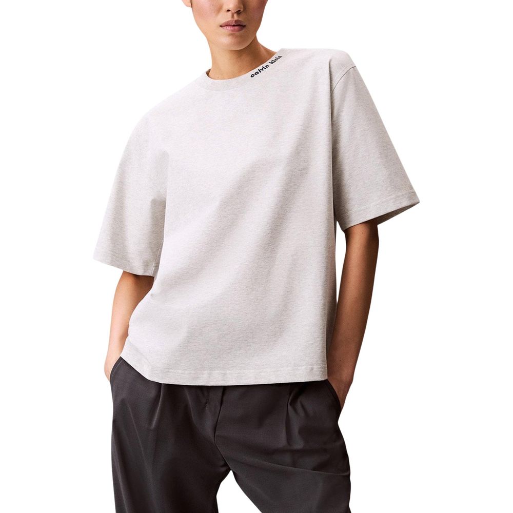 Calvin Klein Jeans Camiseta de algodón gris