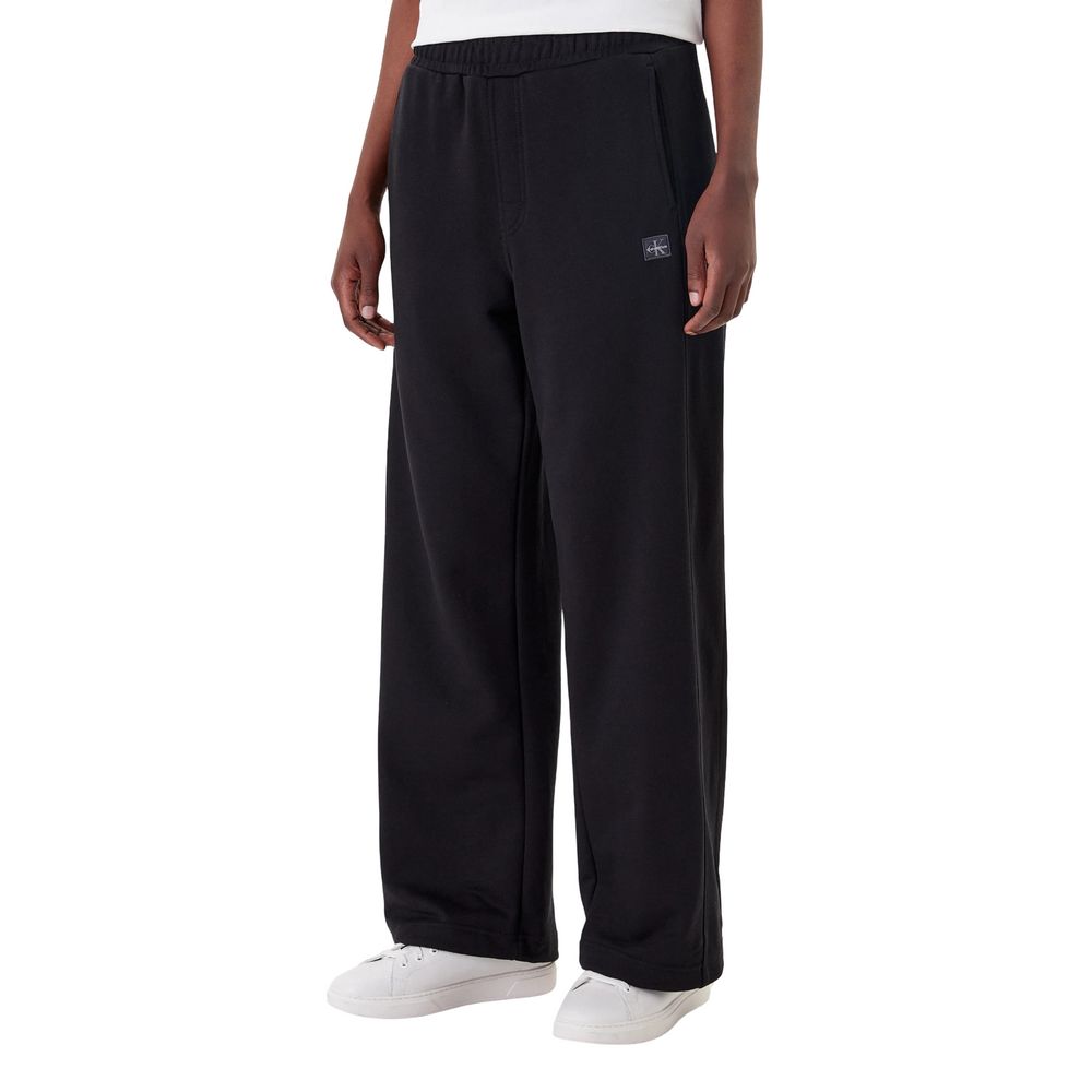 Pantalones deportivos Calvin Klein Jeans negros de algodón