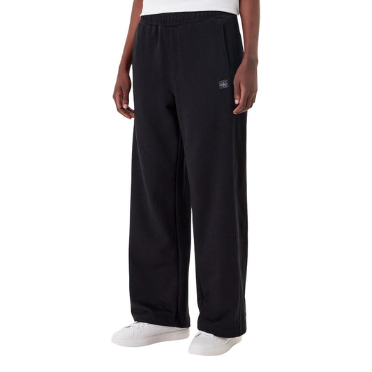 Pantalones deportivos Calvin Klein Jeans negros de algodón