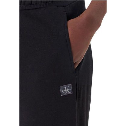 Pantalones deportivos Calvin Klein Jeans negros de algodón