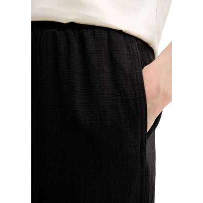 Pantalones deportivos Calvin Klein Jeans negros de algodón
