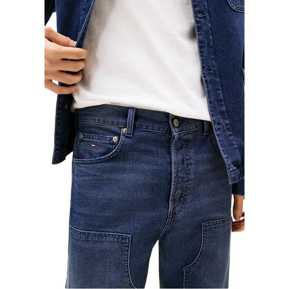 Tommy Hilfiger Jeans Vaqueros Azules de Algodón Reciclado Corte Relajado