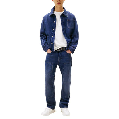 Tommy Hilfiger Jeans Vaqueros Azules de Algodón Reciclado Corte Relajado