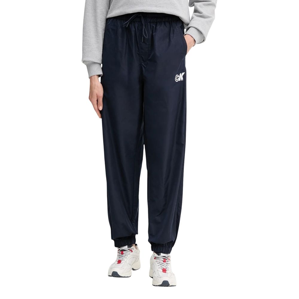 Calvin Klein Jeans Joggers azules de poliéster reciclado (pantalones de entrenamiento)