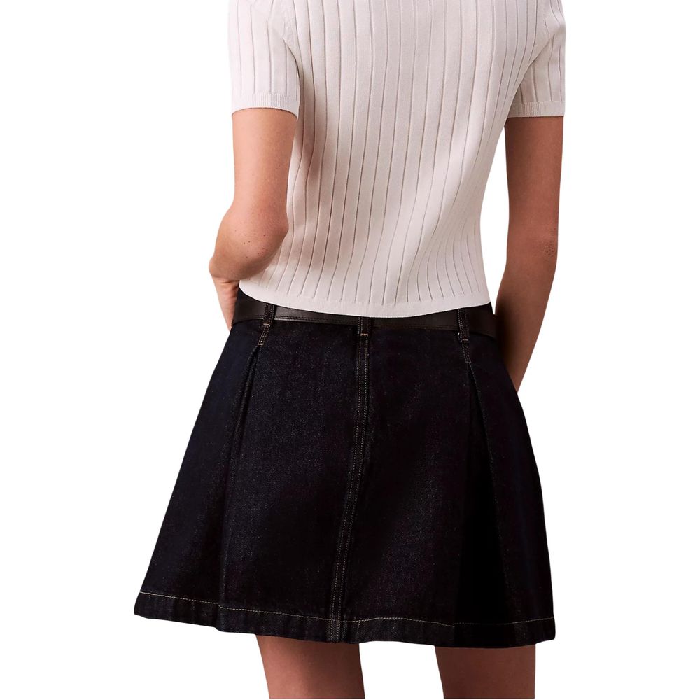 Minifalda Calvin Klein Jeans azul de algodón