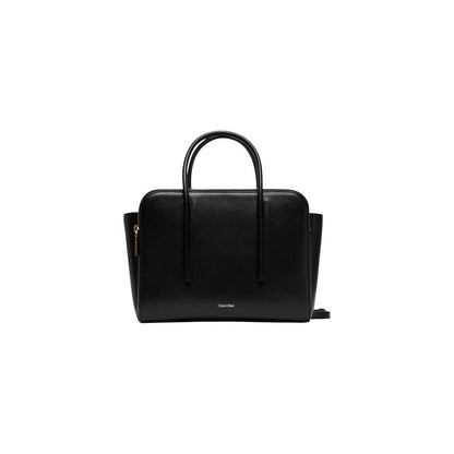 Bolso De Mano De Piel Negra Calvin Klein Carryall Mini Lv04f3034g