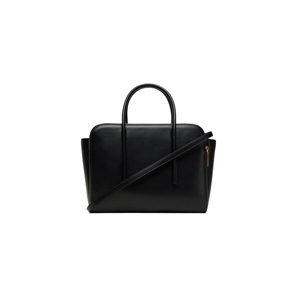Bolso De Mano De Piel Negra Calvin Klein Carryall Mini Lv04f3034g