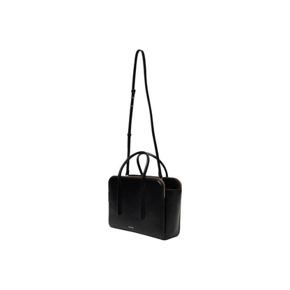 Bolso De Mano De Piel Negra Calvin Klein Carryall Mini Lv04f3034g