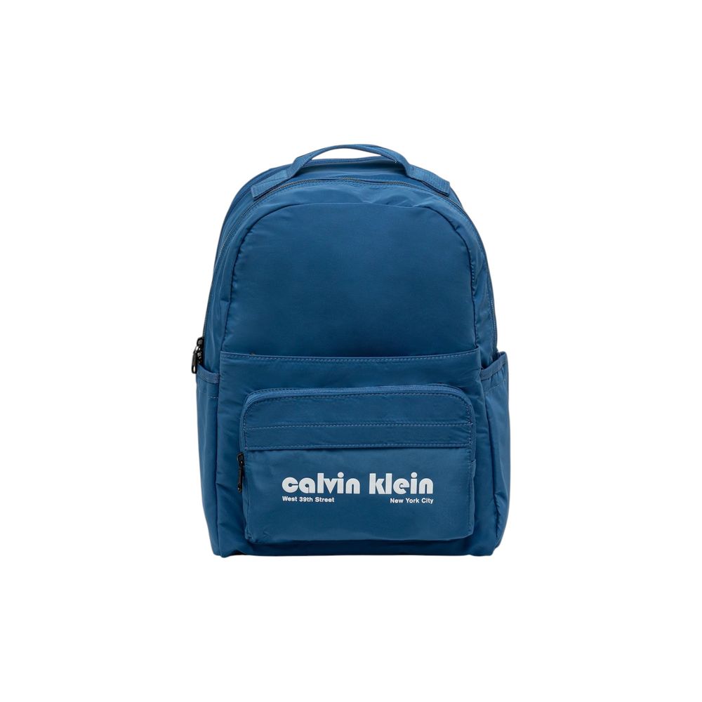 Mochila Calvin Klein De Poliéster Reciclado En Azul