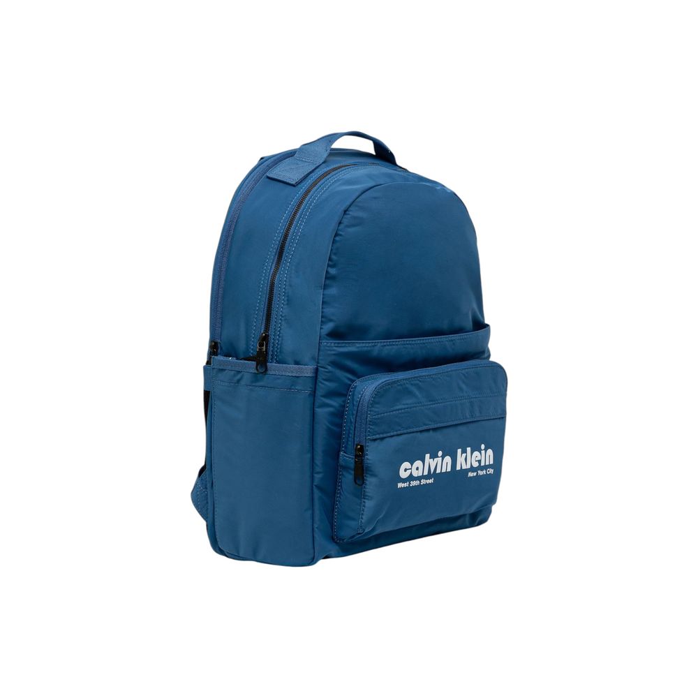 Mochila Calvin Klein De Poliéster Reciclado En Azul