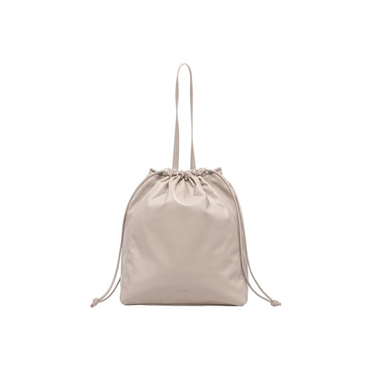 Bolso de mano Calvin Klein de polietileno beige