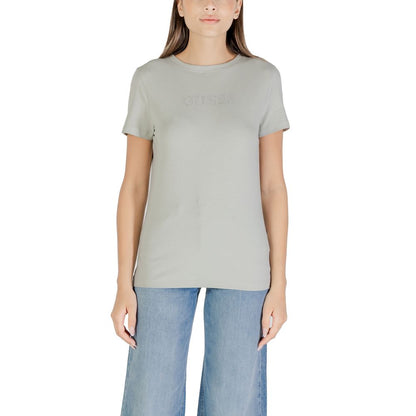 T-shirt Guess Active en coton vert
