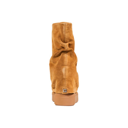Bottines Guess en cuir suédé beige
