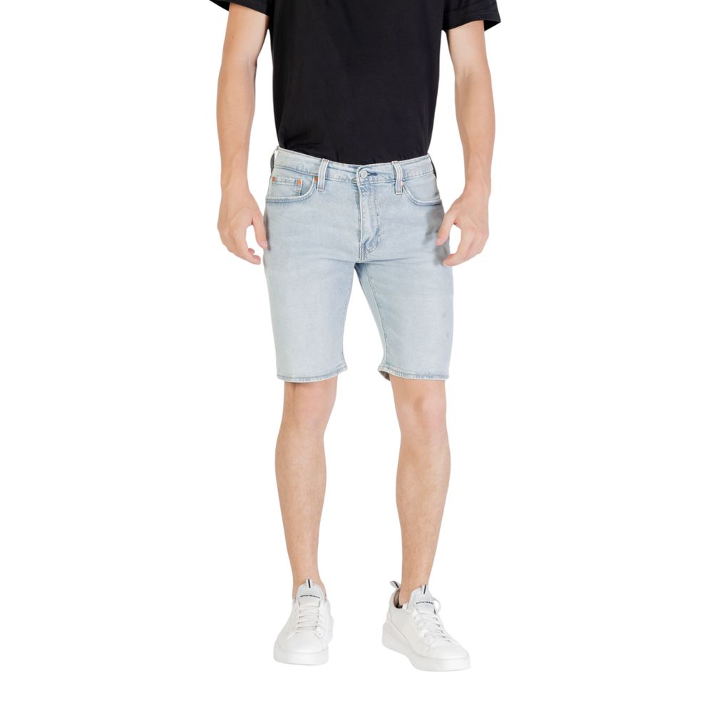 Levi's Bermuda Shorts in Light Blue Cotton Model 405