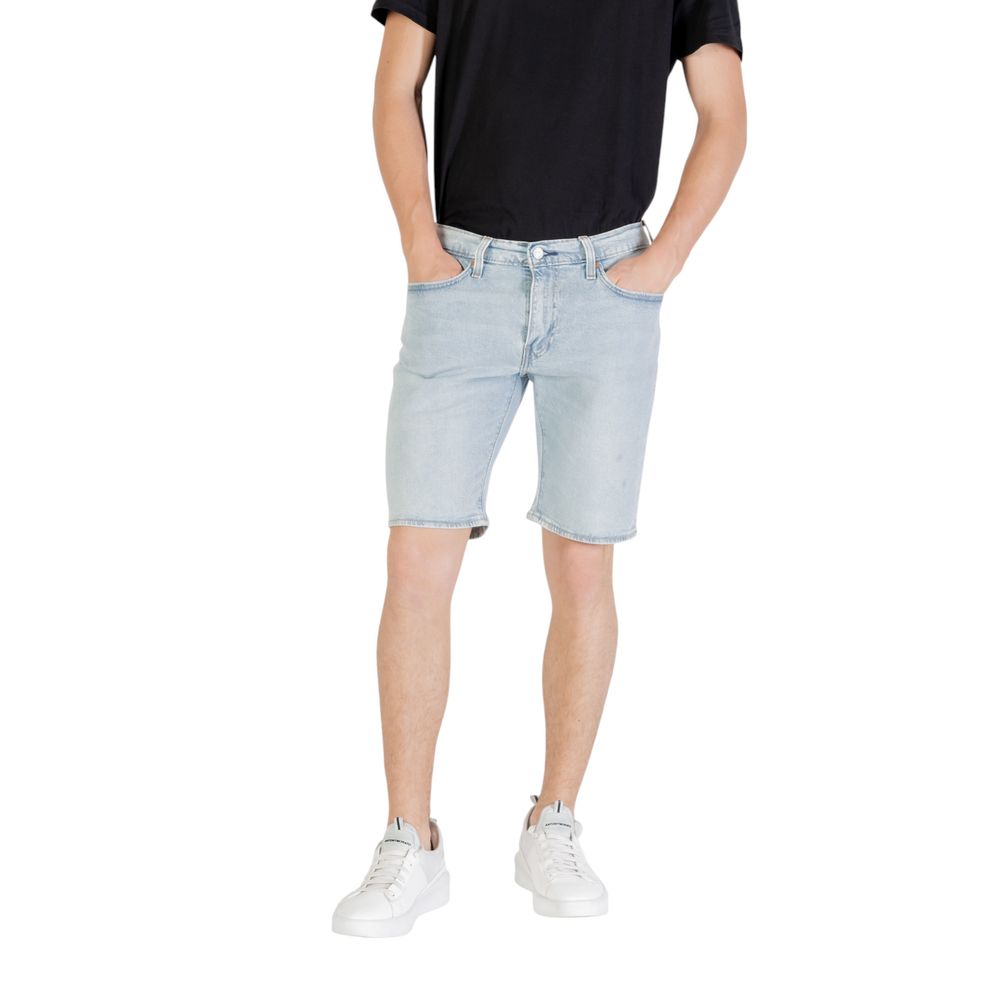 Levi's Bermuda Shorts in Light Blue Cotton Model 405
