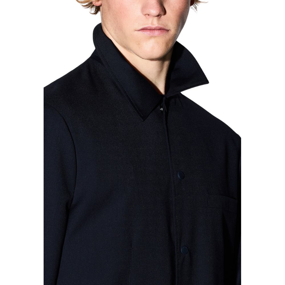 Blazer Armani Exchange negro de poliéster
