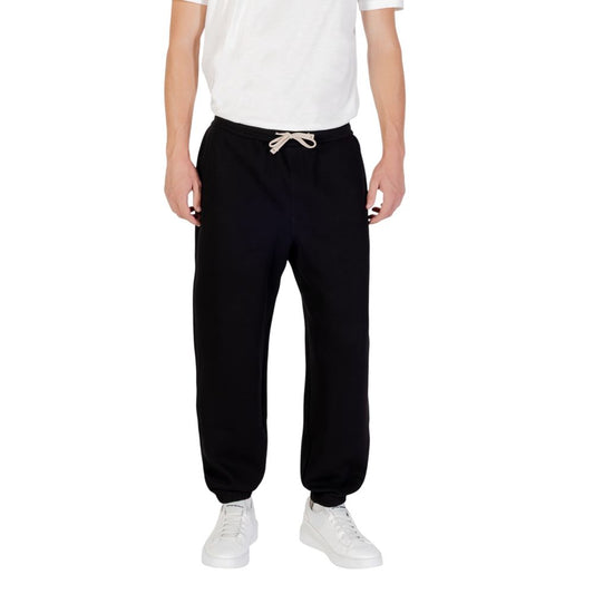 Pantalones deportivos Armani Exchange de algodón negro