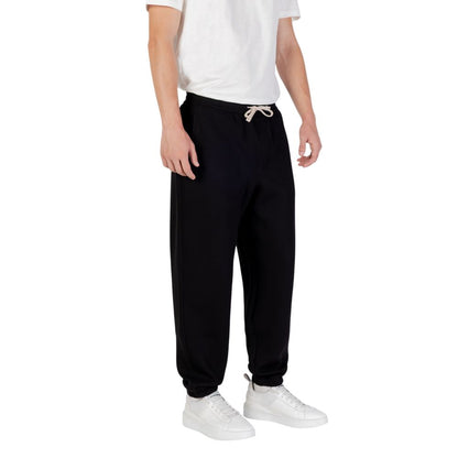 Pantalones deportivos Armani Exchange de algodón negro
