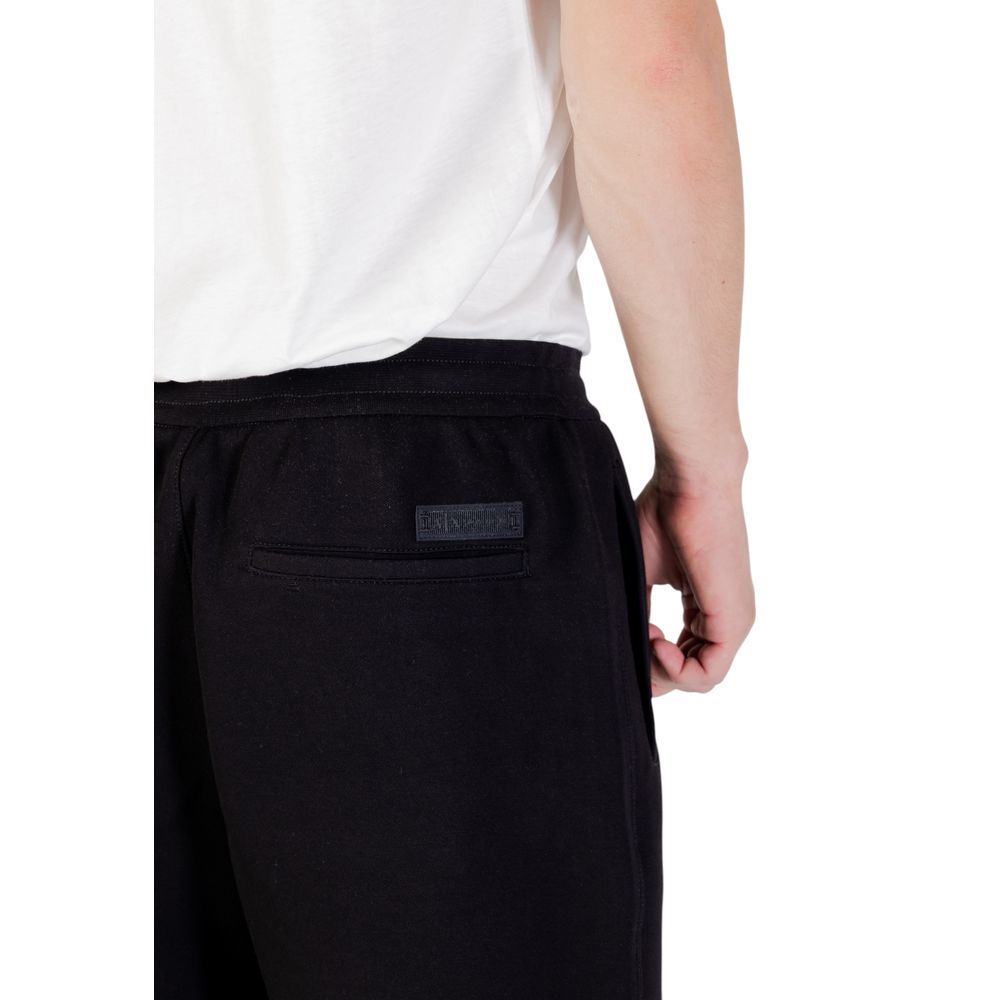 Pantalones deportivos Armani Exchange de algodón negro